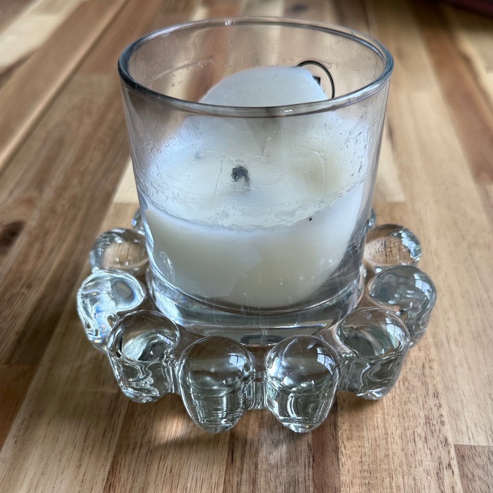 Vintage Ashtray, clear glass - Picture 3 of 5